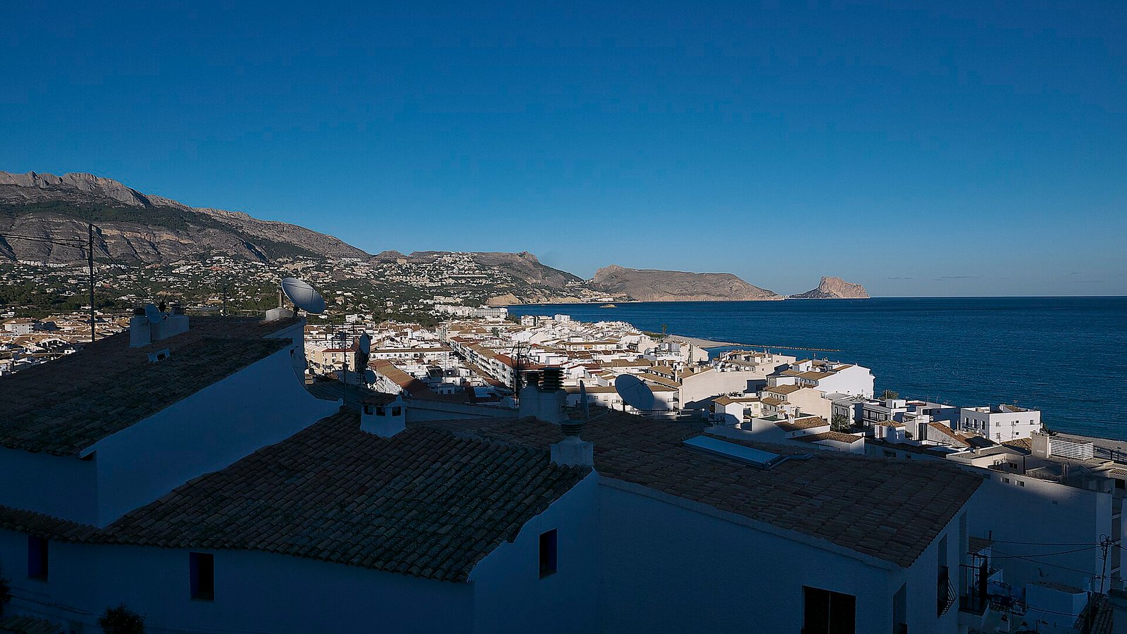 Vista panorámica de Altea desde el mirador del Portal Viejo